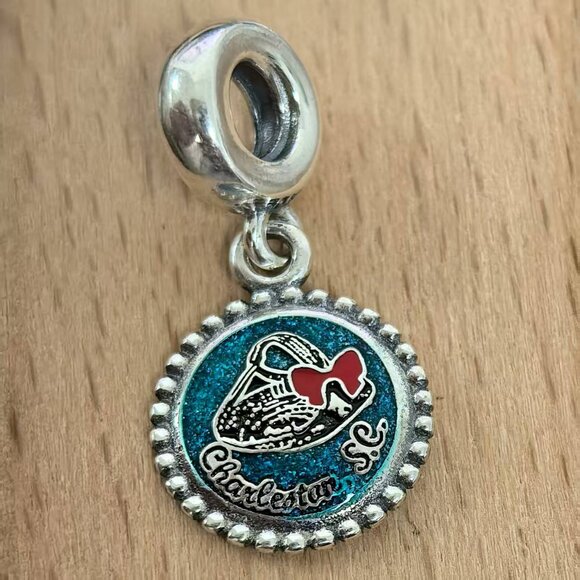 Pandora Charleston, the South Carolina Travel Pendant, S925 Silver Bracelets - Picture 1 of 4
